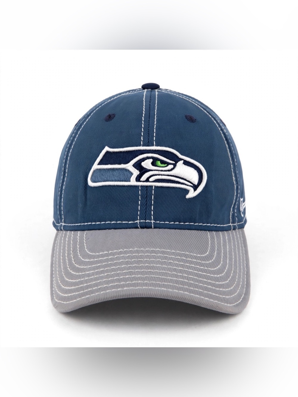 Seattle Seahawks Cap Reebok NFL OnField Embroidered One Size Blue Gray